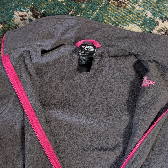 The North Face Gray Jacket with Pink Accents - Picture 5 of 11